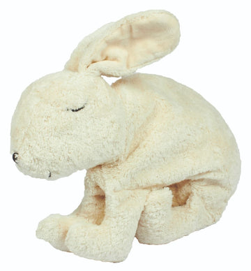 Kuscheltier Kaninchen mit Wärmekissen Dinkel - Large - Weiß - Senger Naturwelt